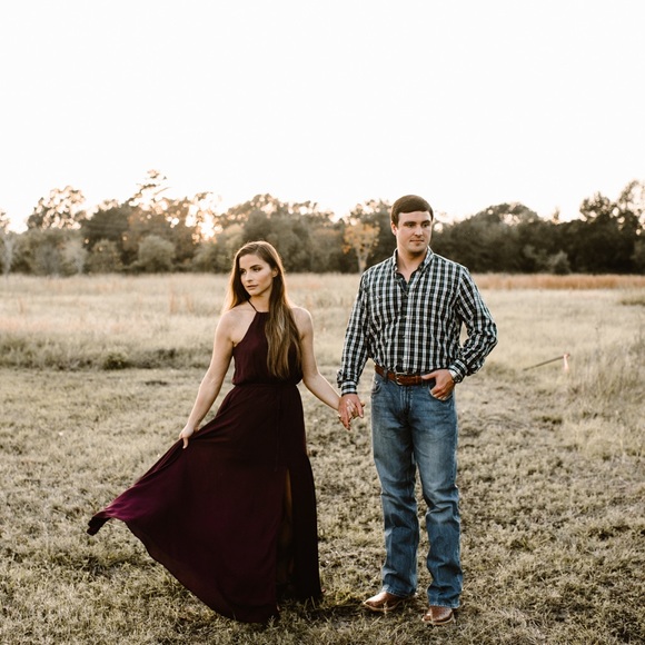 Essence of Style Plum Maxi Dress. Lulus. Small. - Picture 2 of 5